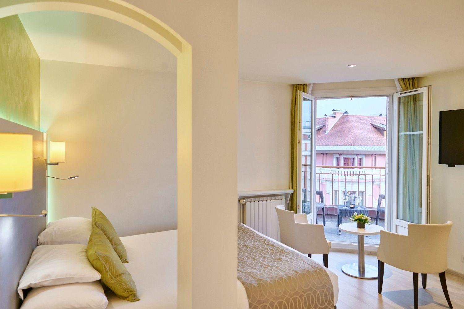Chambre Exécutive Balcon | Best Western Plus Hôtel Carlton à Annecy
