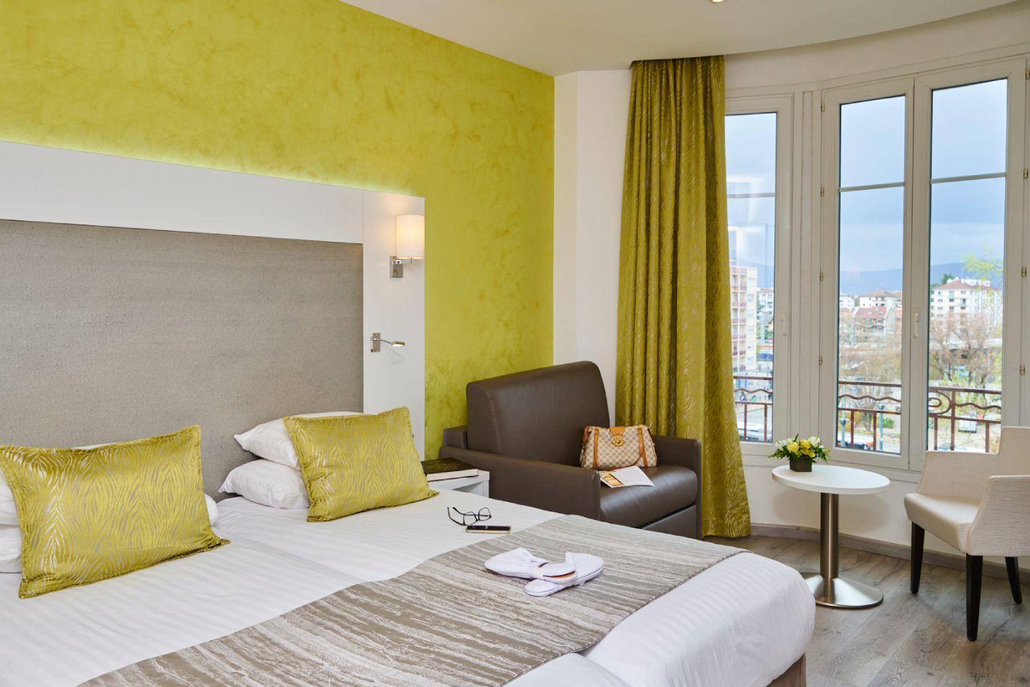 Chambre Exécutive Twin | Best Western Plus Hôtel Carlton à Annecy