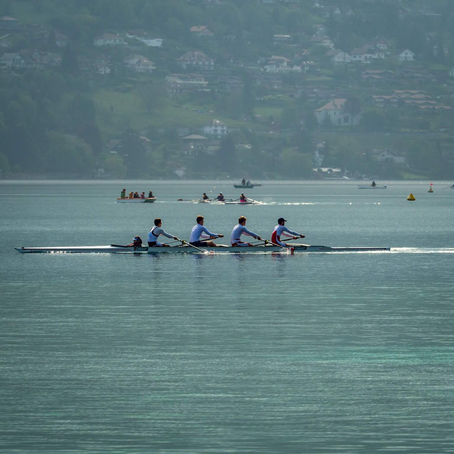 Boats on the lake